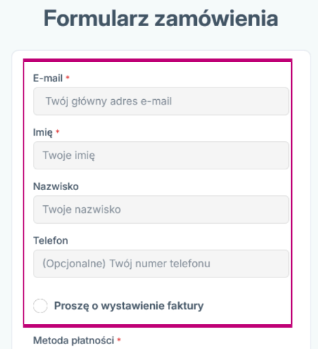 Formularz zamowienia wtl